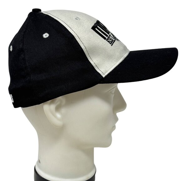 Matco Tools Skull Logo Black Beige Baseball Cap Fitted Elastic Strap Cotton OSFM - Picture 5 of 8